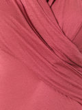 draped midi dress