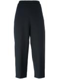 cropped tapered trousers