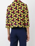 star jacquard jacket