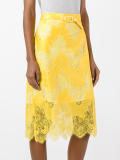 belted lace skirt