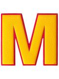 'M' sticker