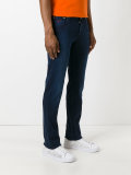 mid-rise straight jeans