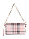 checked crossbody bag