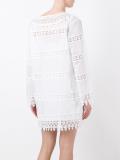 floral embroidered detail dress