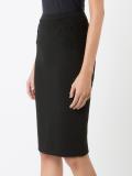lace detailing pencil skirt