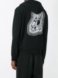 bunny print hoodie