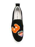 patch slip-on sneakers 
