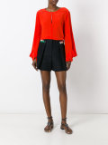 flared sleeve blouse