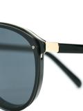 oversize round frame sunglasses