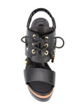 cut out platform sandals 