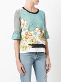 floral print top 