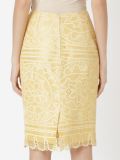 'renascença' lace pencil skirt
