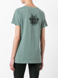 embellished patch T-shirt 