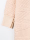 textured sweatshirt dress