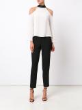 cold-shoulder blouse