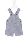 stripe print dungarees