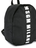 logo print backpack