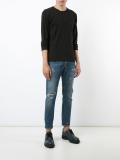 half button T-shirt