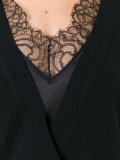 lace inset v neck jumper
