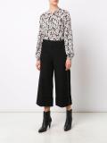 cropped wide leg trousers