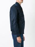 zipped arm bomber jacket