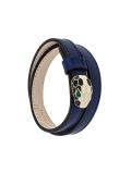 snake motif leather bracelet