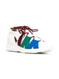 lace-up and buckle sneakers
