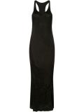 long sleeveless dress 