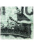 lace print scarf