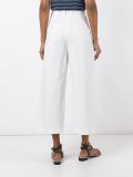 wide-legged cropped trousers