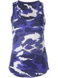 camouflage print tank top