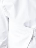cropped ruffle sleeved top