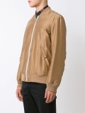 zipped bomber jacket 