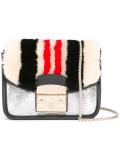 fur detail crossbody bag 