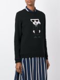 embroidered Karl sweatshirt
