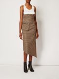 houndstooth wrap dress 