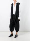 elasticated cuffs cropped trousers