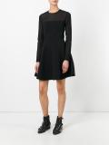 tulle panel dress
