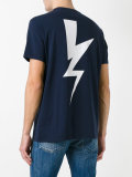 lightning print T-shirt