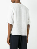 chest pocket boxy T-shirt