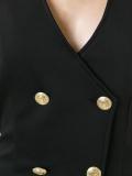 double breasted V-neck dress