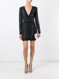 leopard pattern mini dress 