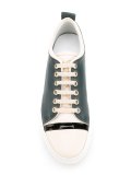 three-tone sneakers