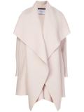 draped blanket coat 