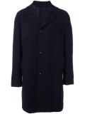 buttoned single breasted coat