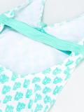 printed one-piece swimsuit