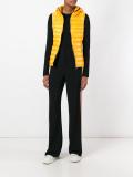 zipped hooded gilet