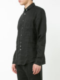 slim fit chest pocket shirt