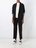 striped crop trousers 