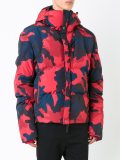 camouflage hooded padded jacket